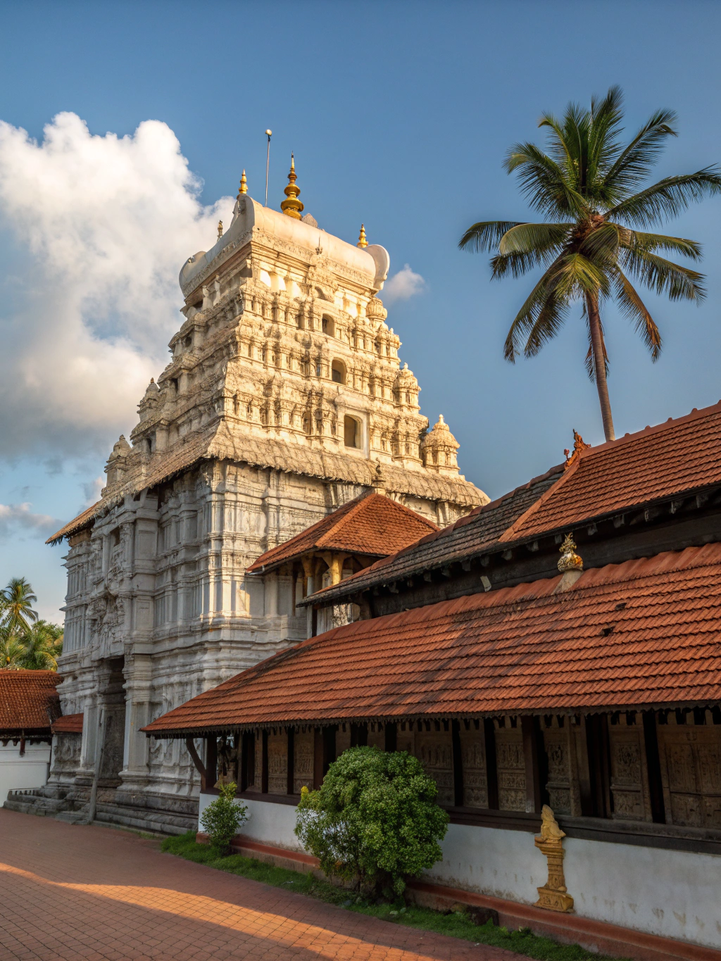 Intricate architecture of Kudroli Temple