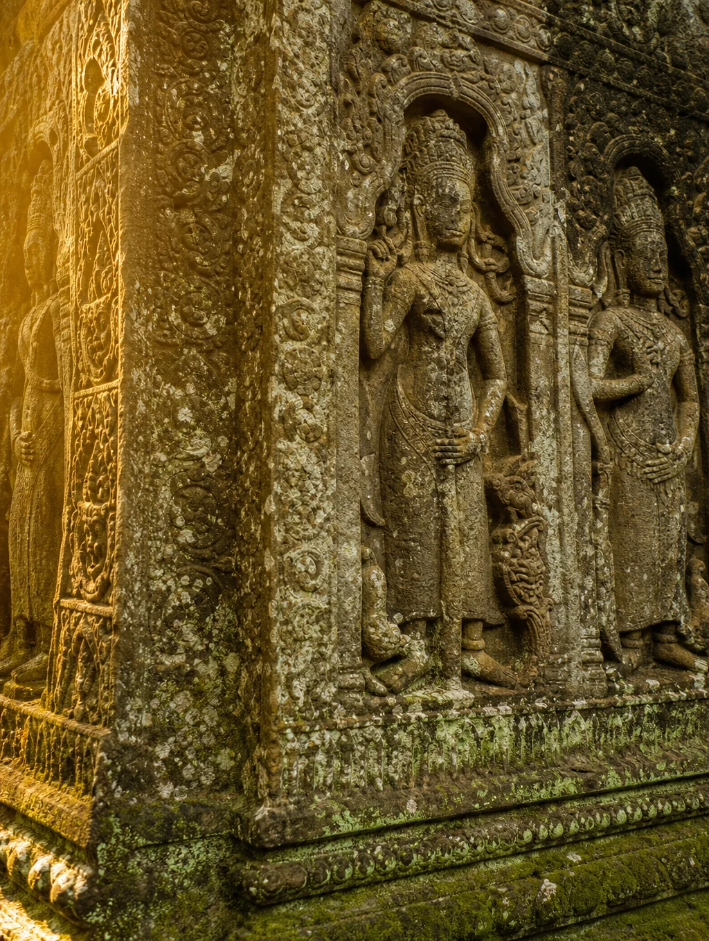 Intricate stone carvings of a historic Mangalorean temple