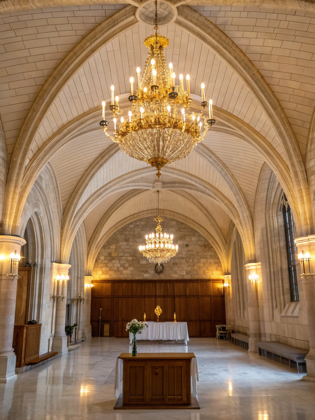 St. Aloysius Chapel interior murals