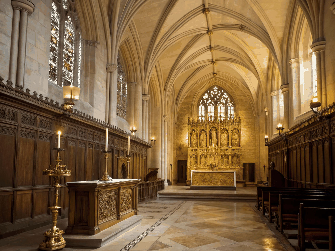 St. Aloysius Chapel interior frescoes