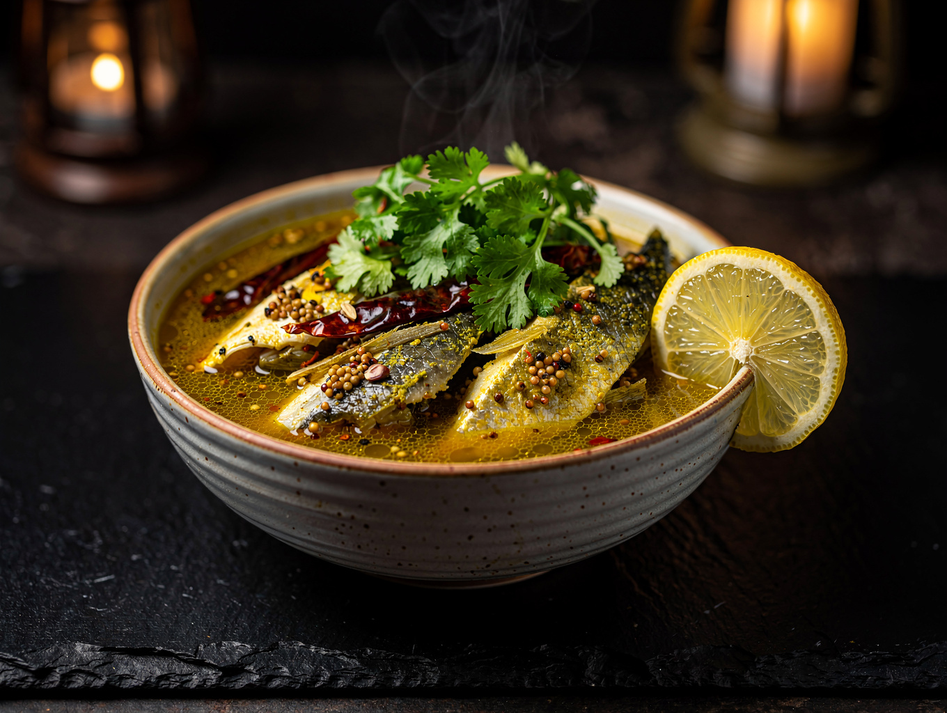 Traditional Mangalorean fish curry dish