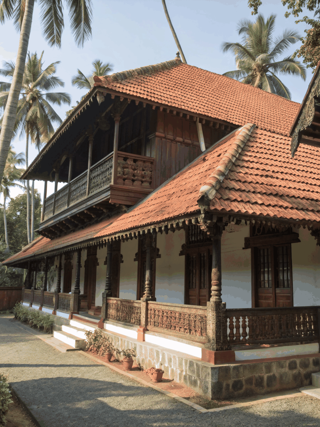Traditional Mangalorean tiled roof house